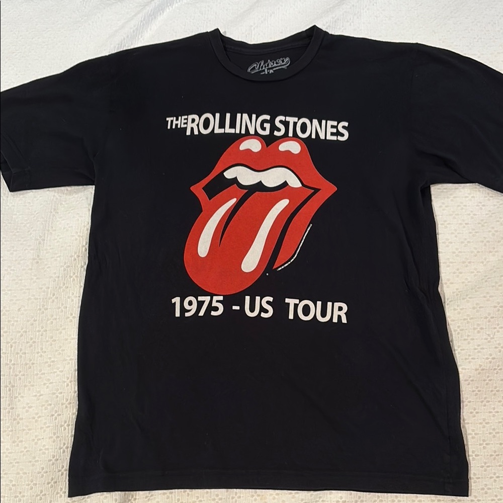 Chaser LA Black Graphic Men’s Rolling Stones Tee Shirt